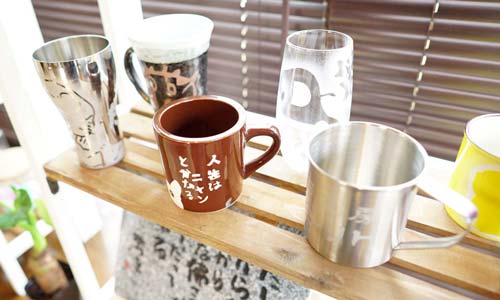 笠岡　墓石販売　石工房谷川　サンドブラスト1